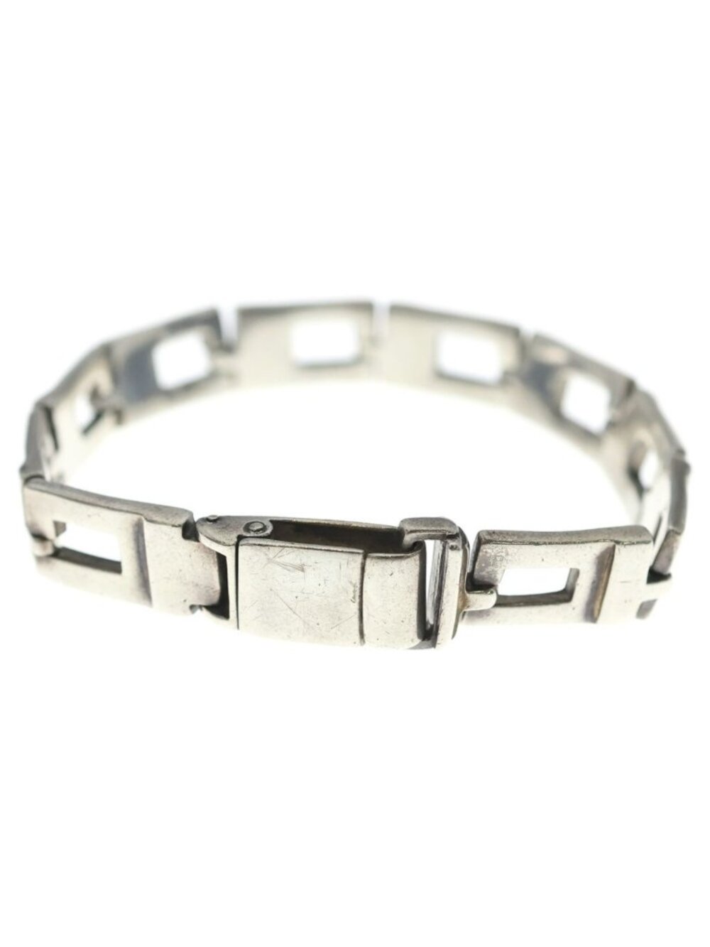 Gucci G Shape Bracelet Bangle Silver